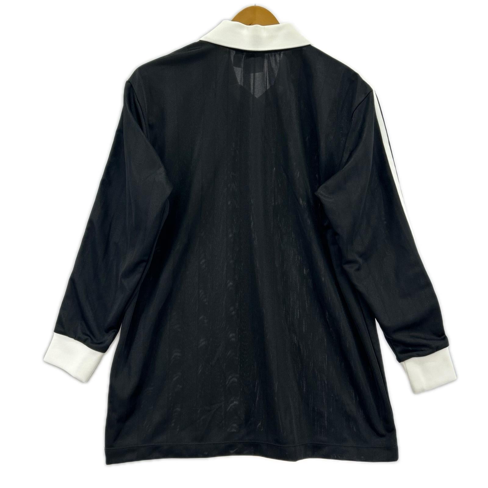 長袖Ｔシャツ FOOTBALL LONG T ﾌﾞﾗｯｸ (XS-M) ブラック