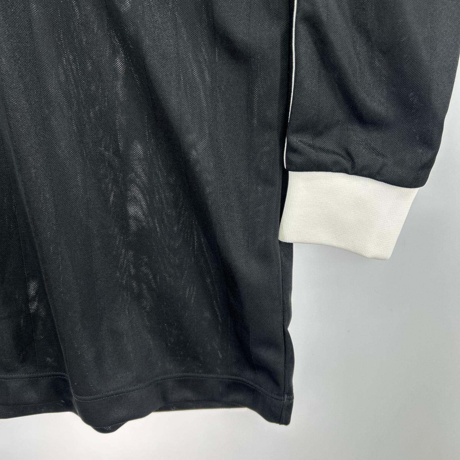 長袖Ｔシャツ FOOTBALL LONG T ﾌﾞﾗｯｸ (XS-M) ブラック