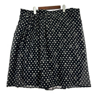 ロングスカート slik polka dot skirt (S) S ブラック