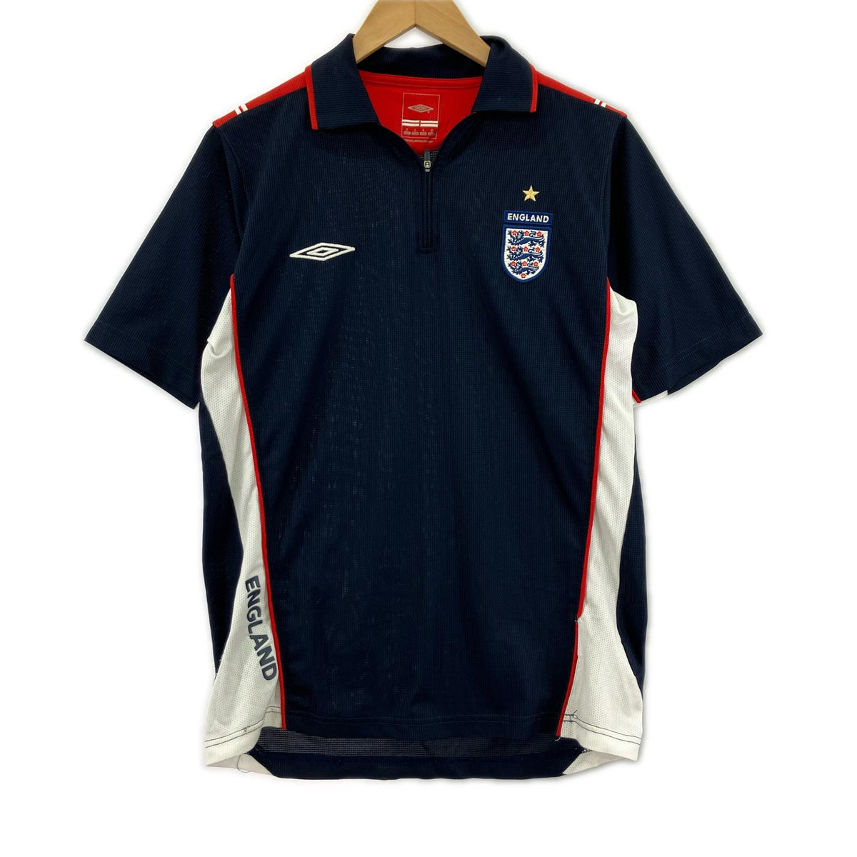 半袖Ｔシャツ イングランド代表　ハーフジップ M