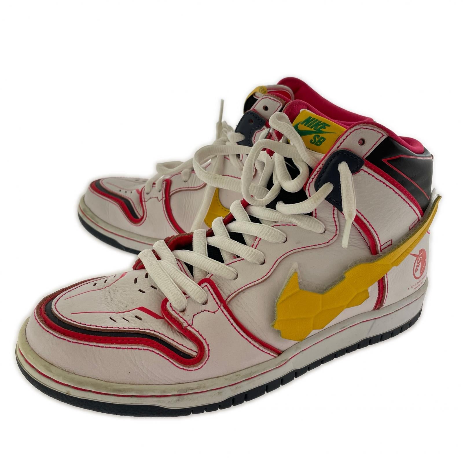 スニーカー ×Gundam Dunk High Pro QS Unicorn RX-0 27cm (US9 UK8 1/2 EU44) ホワイト