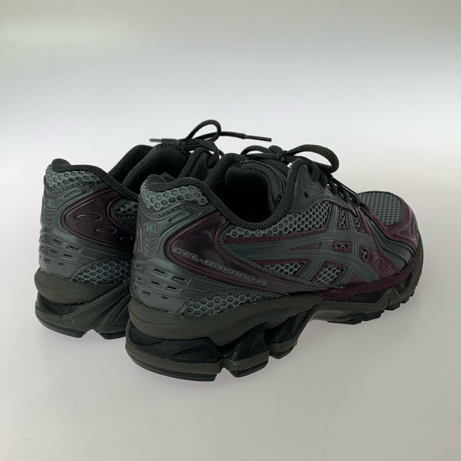 スニーカー GEL KAYANO14 black×purple 24cm (US6 UK5 1/2 EU38) グレー