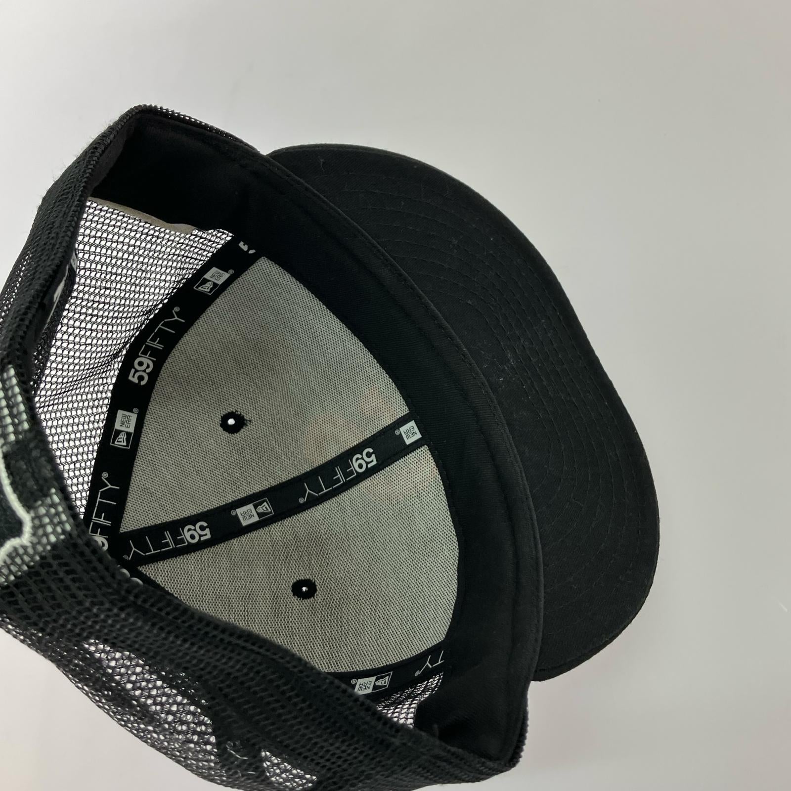 キャップ ×NEW ERA メッシュキャップ 黒 ブラック