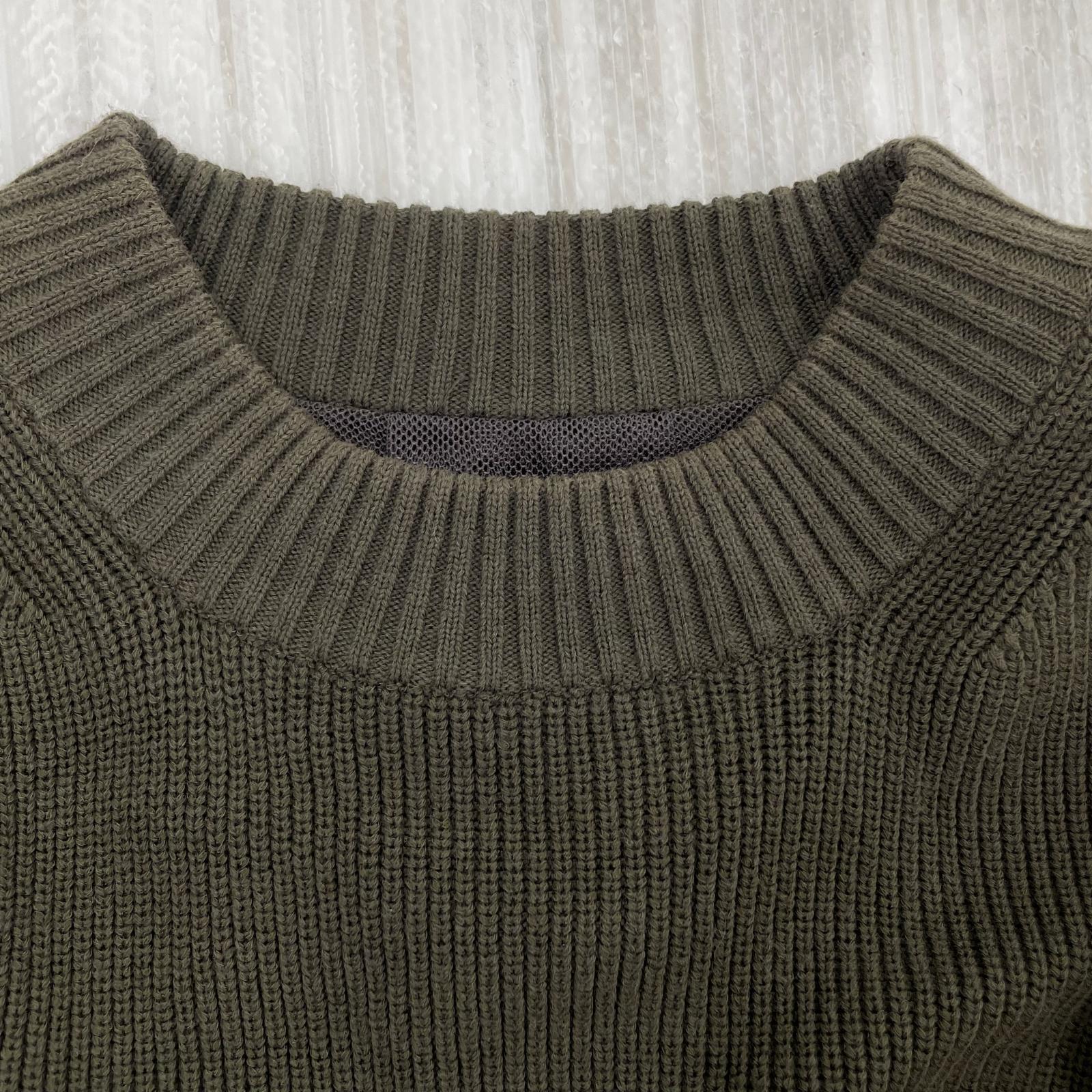 ワンピース ？sacai　22年 ニット ショートスリーブ ドッキング ワンピース 2