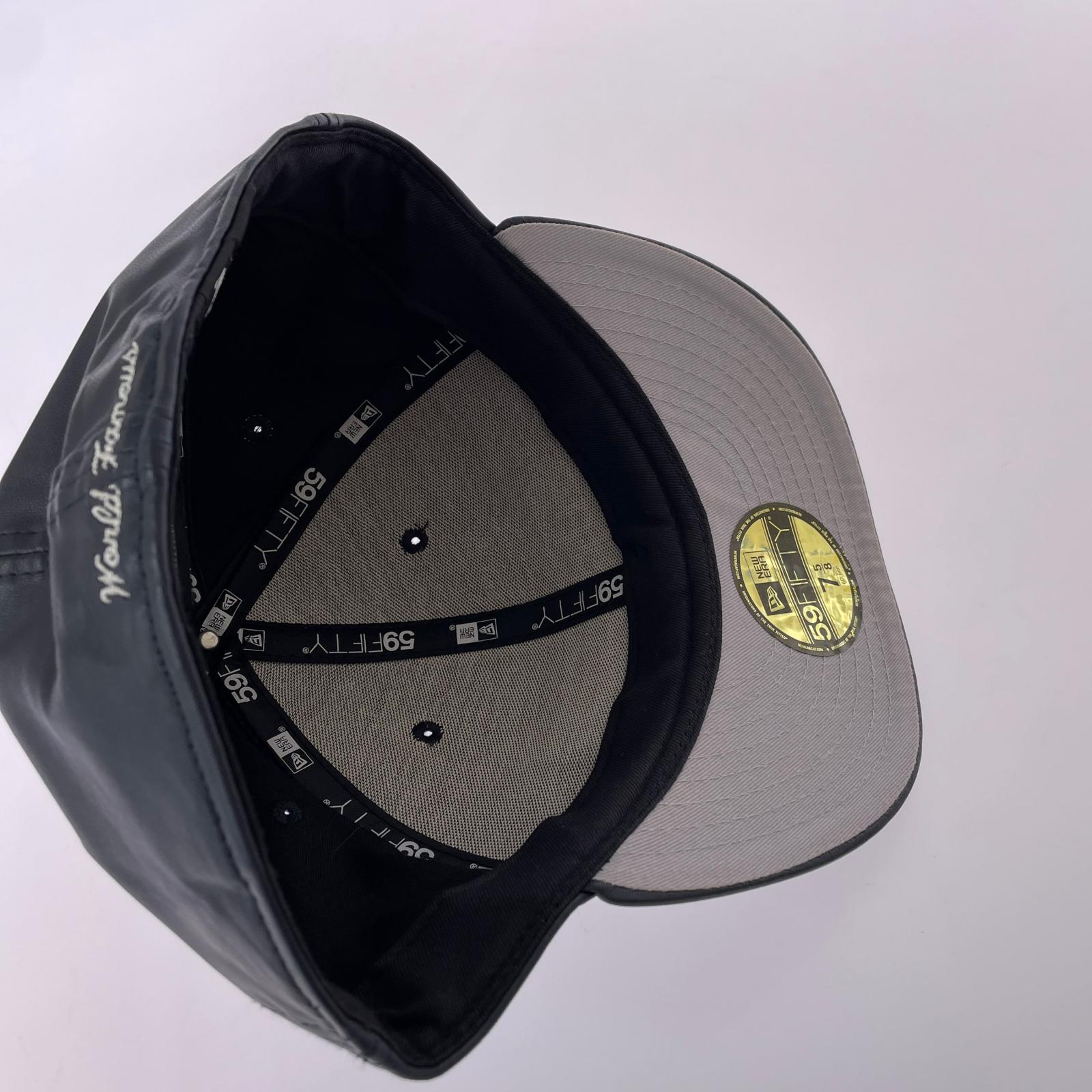 キャップ ×NEW ERA Leather Box Logo Cap