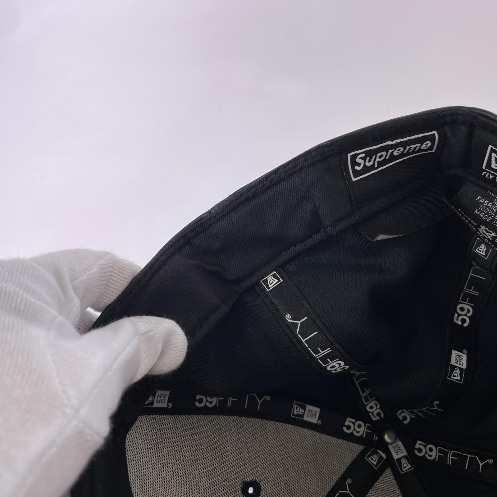 キャップ ×NEW ERA Leather Box Logo Cap