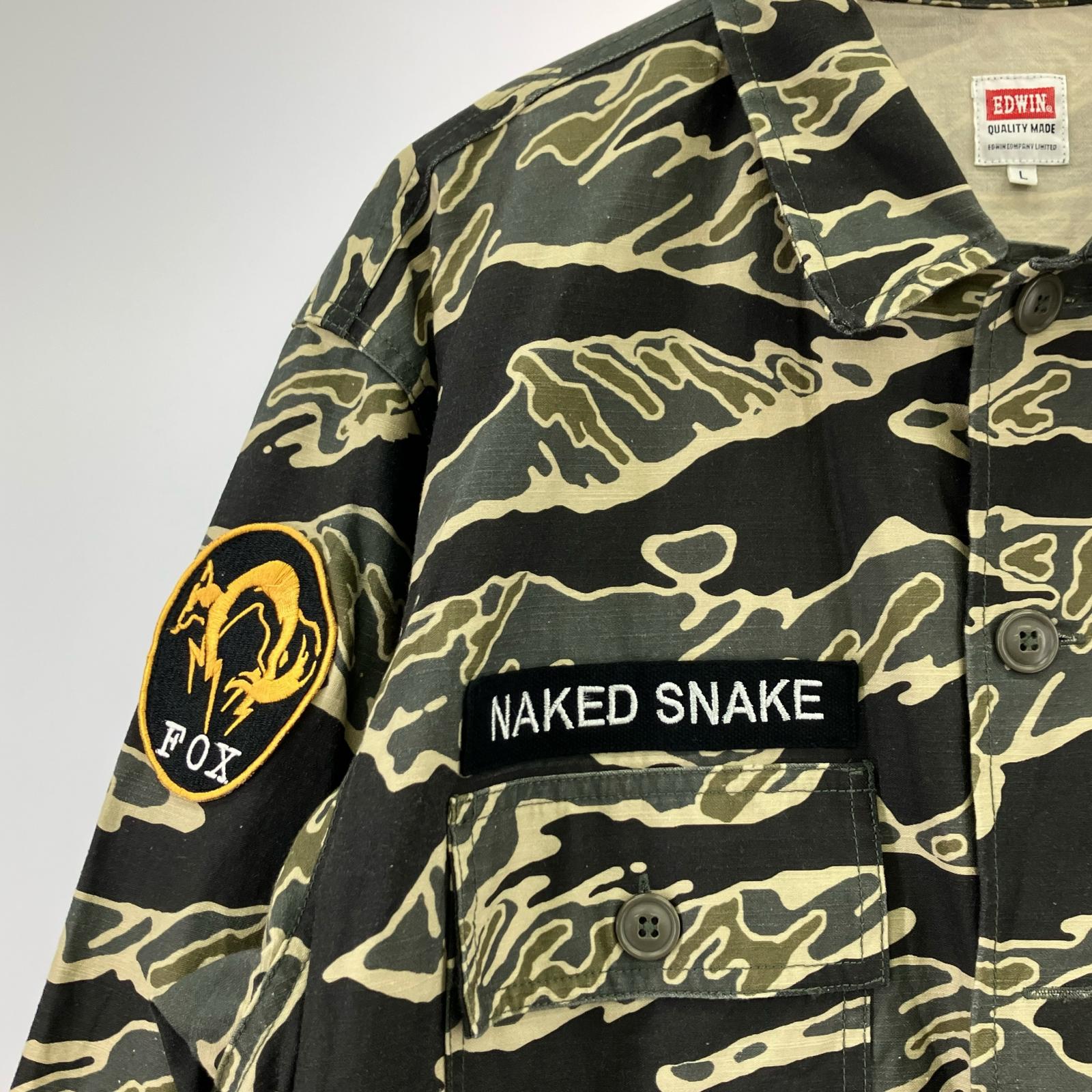 長袖シャツ METAL GEAR SOLID Δ TIGER STRIPE SHIRTS L
