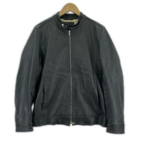 レザージャケット シープスキン シングルライダースJKT M ブラック