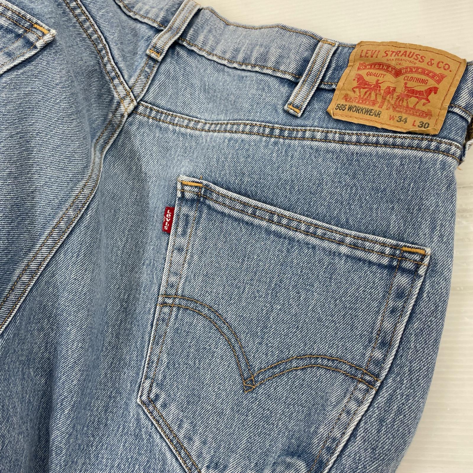 パンツ 565 WORKWEAR W34L30 34 ブルー