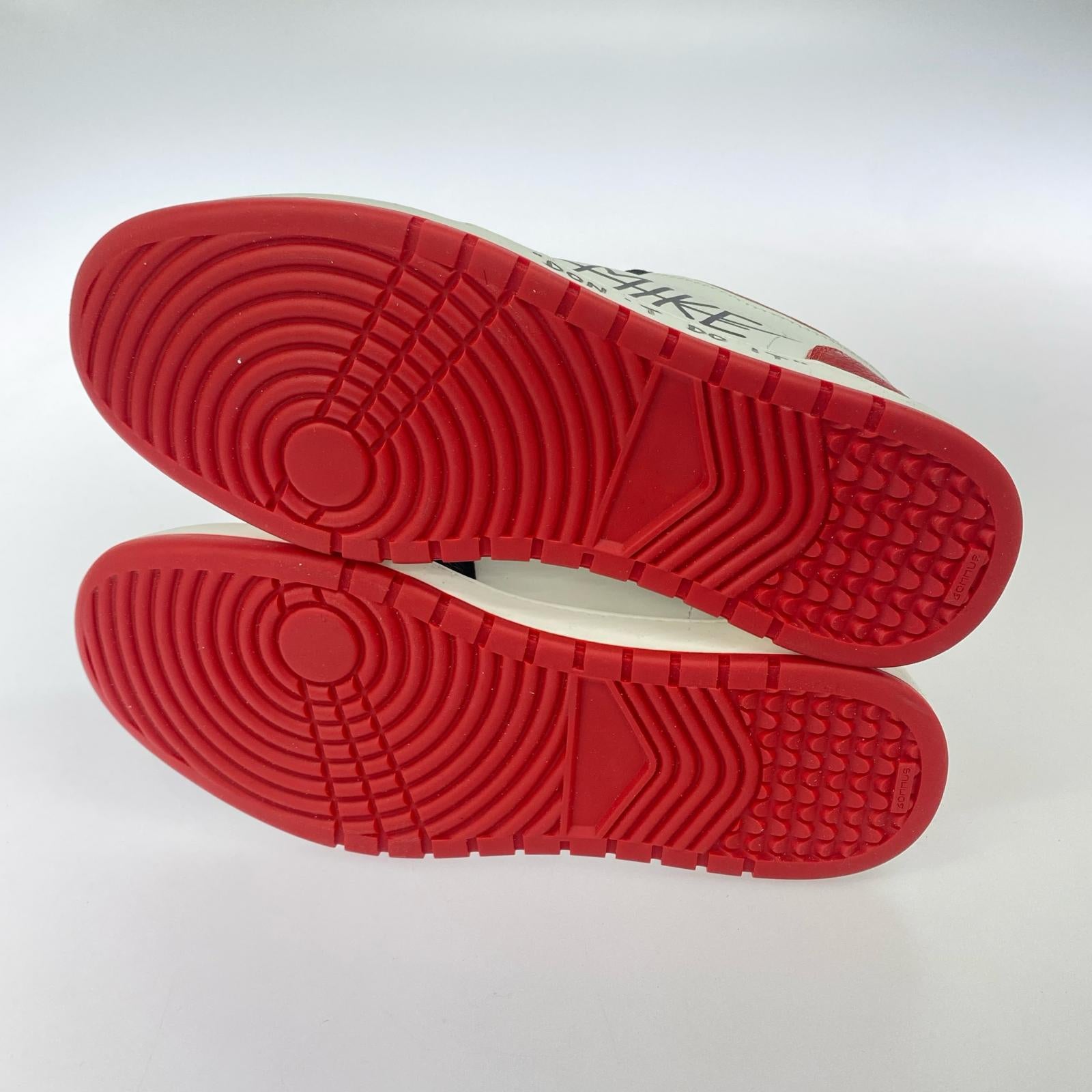 スニーカー MIKE01 BLACK ＆ RED 028 SIZE40 40