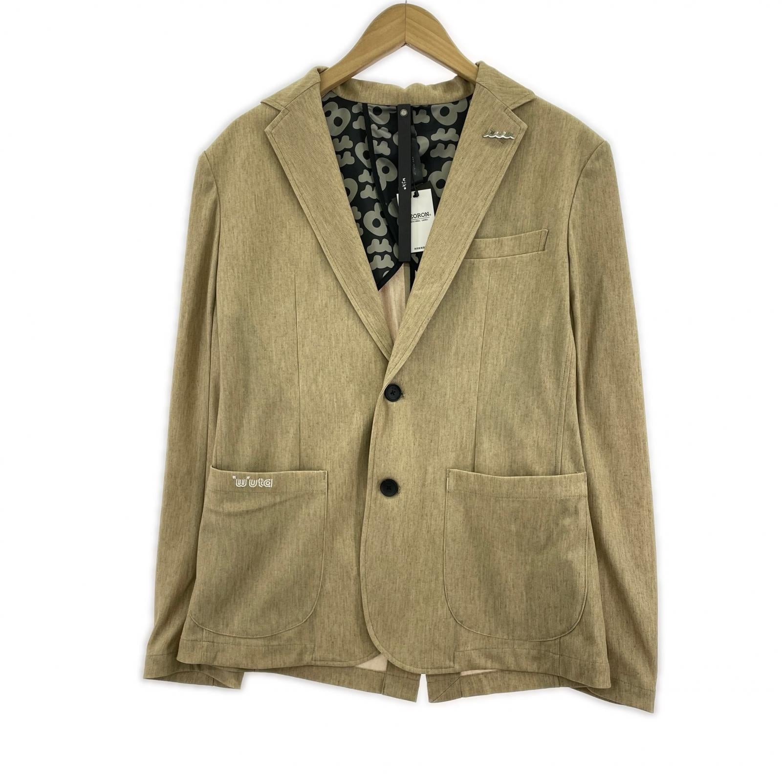 テーラードジャケット × muta smart jacket ベージュ M ベージュ