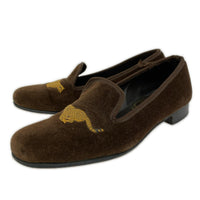 シューズ Velvet Slippers ブラウン