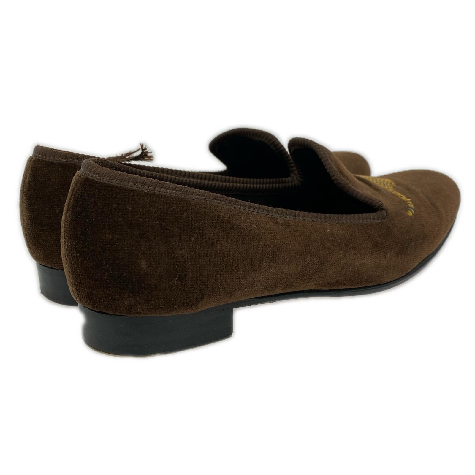 シューズ Velvet Slippers ブラウン