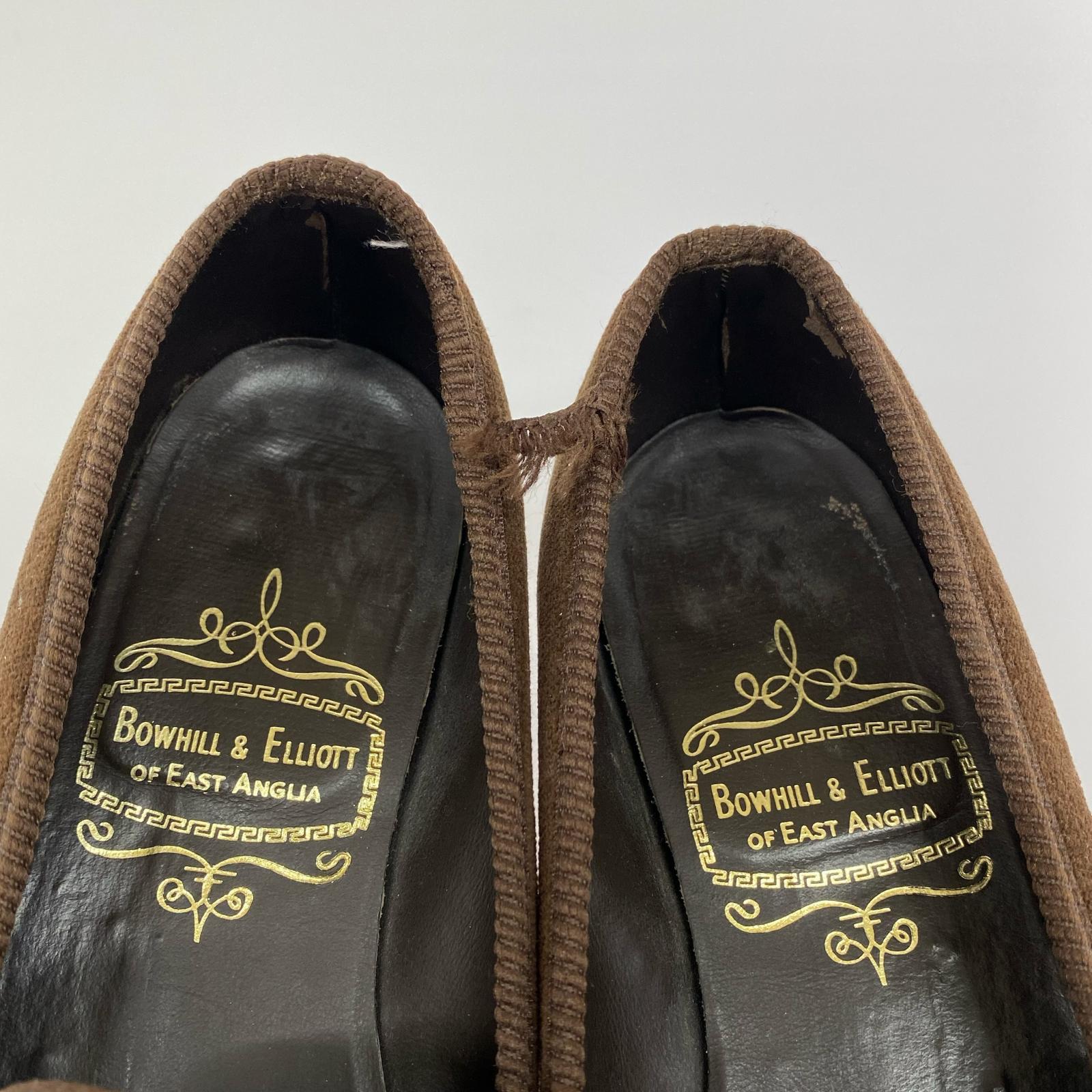 シューズ Velvet Slippers ブラウン