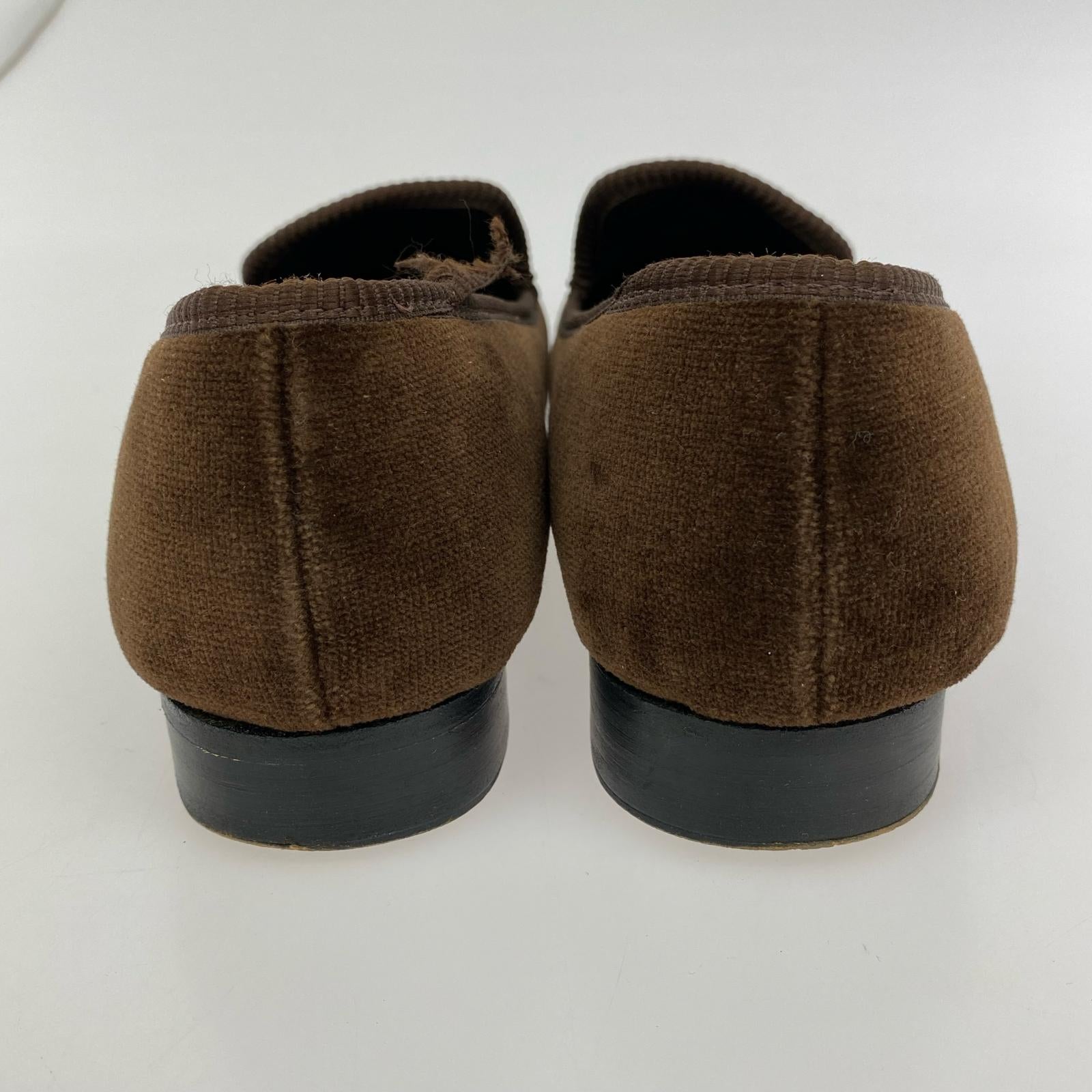 シューズ Velvet Slippers ブラウン