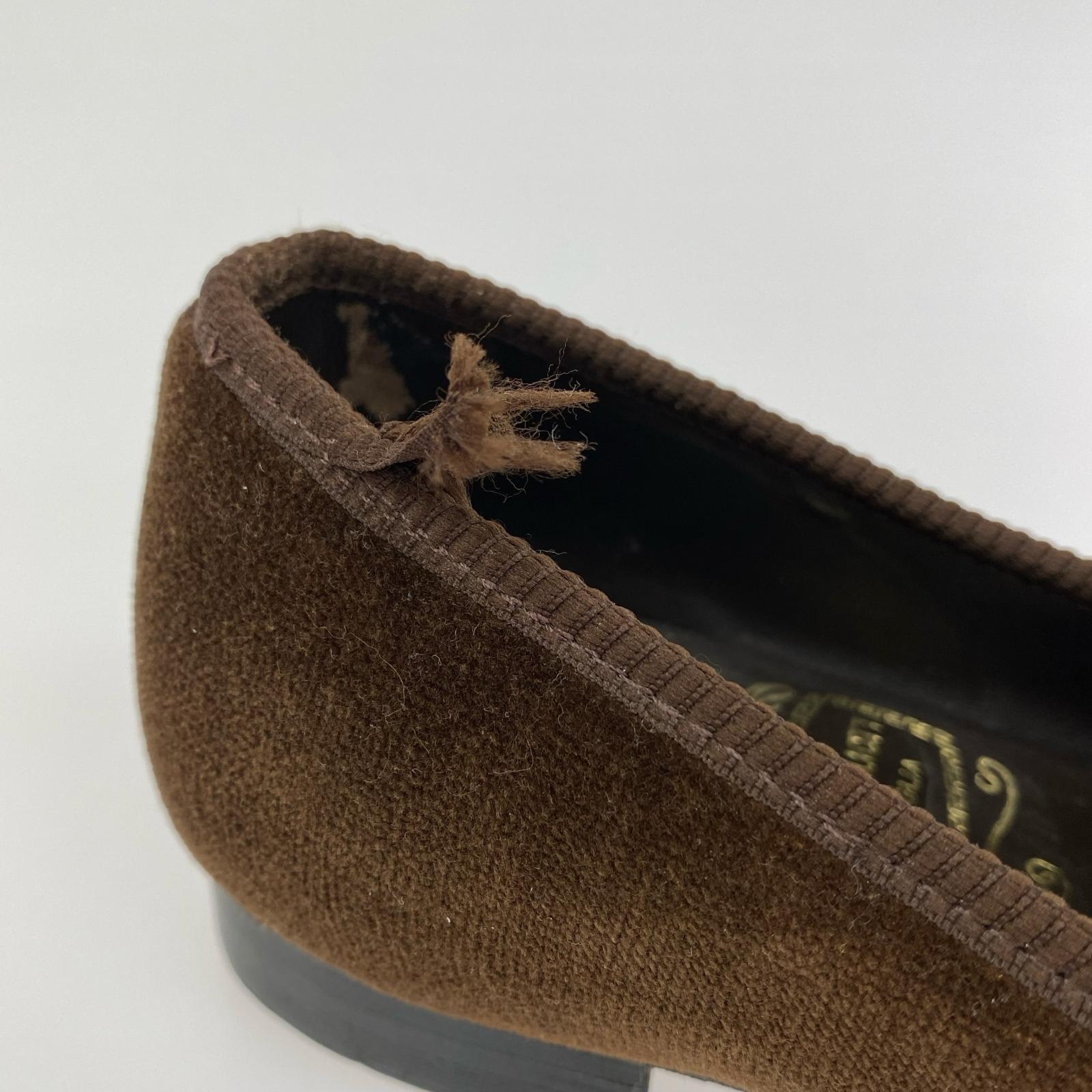 シューズ Velvet Slippers ブラウン