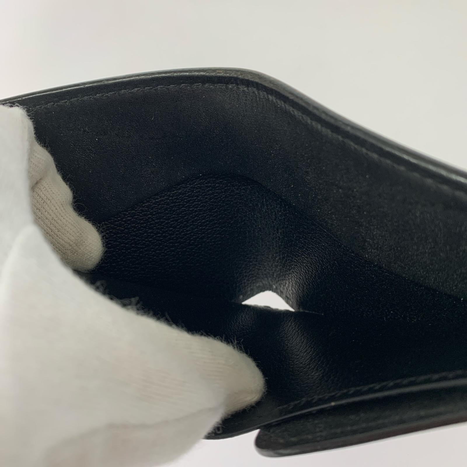 コンパクトウォレット 二つ折りコンパクトウォレット 黒 ブラック