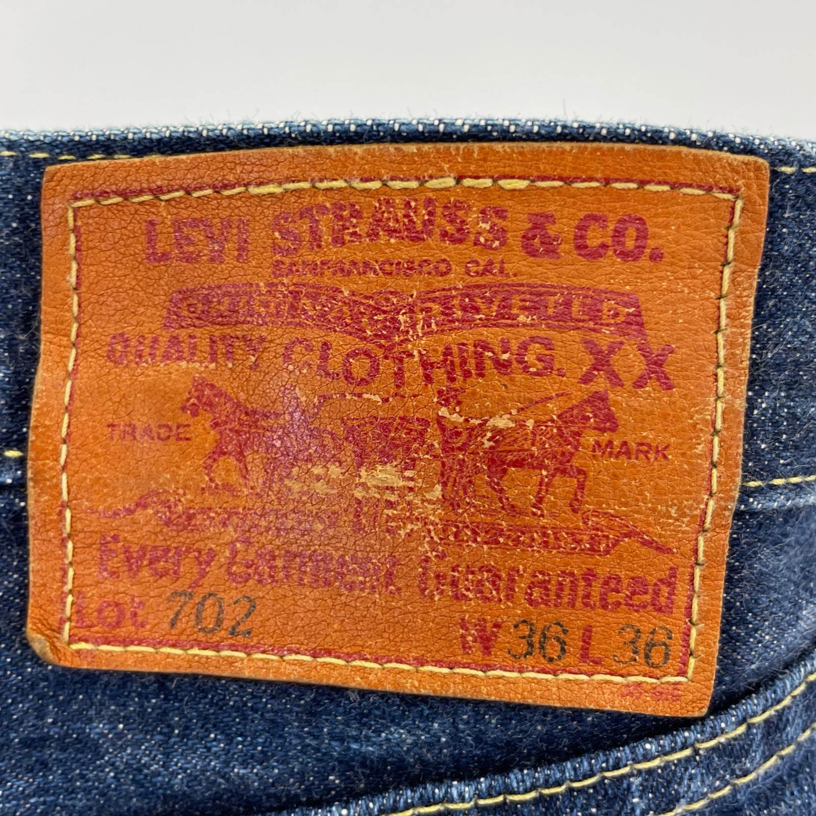 デニムパンツ 702XX　日本製　Ｊ22 36 ネイビー