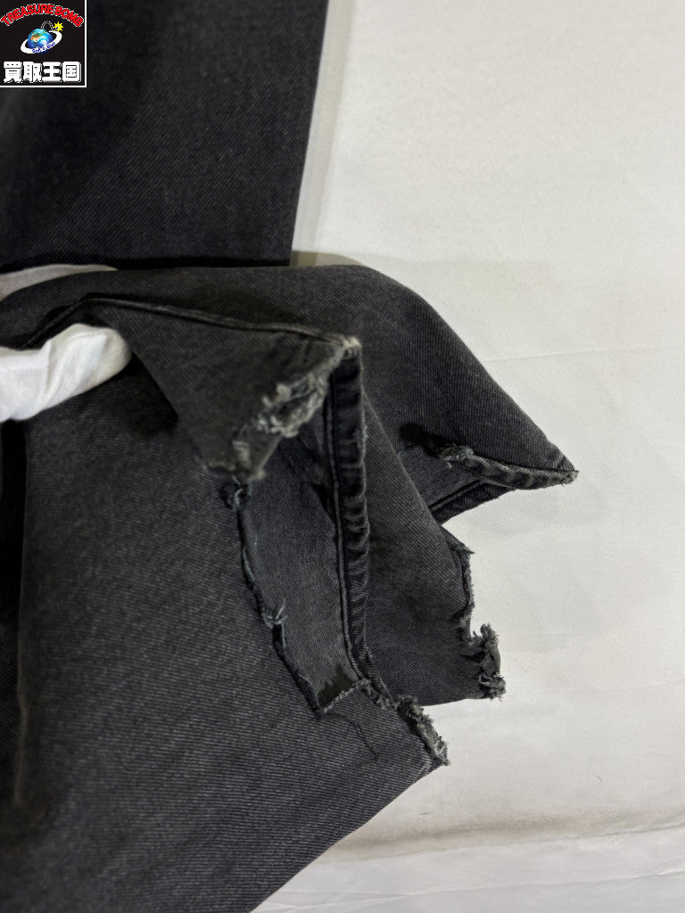 デニムパンツ 25ss/Damage Boots Cut Jeans