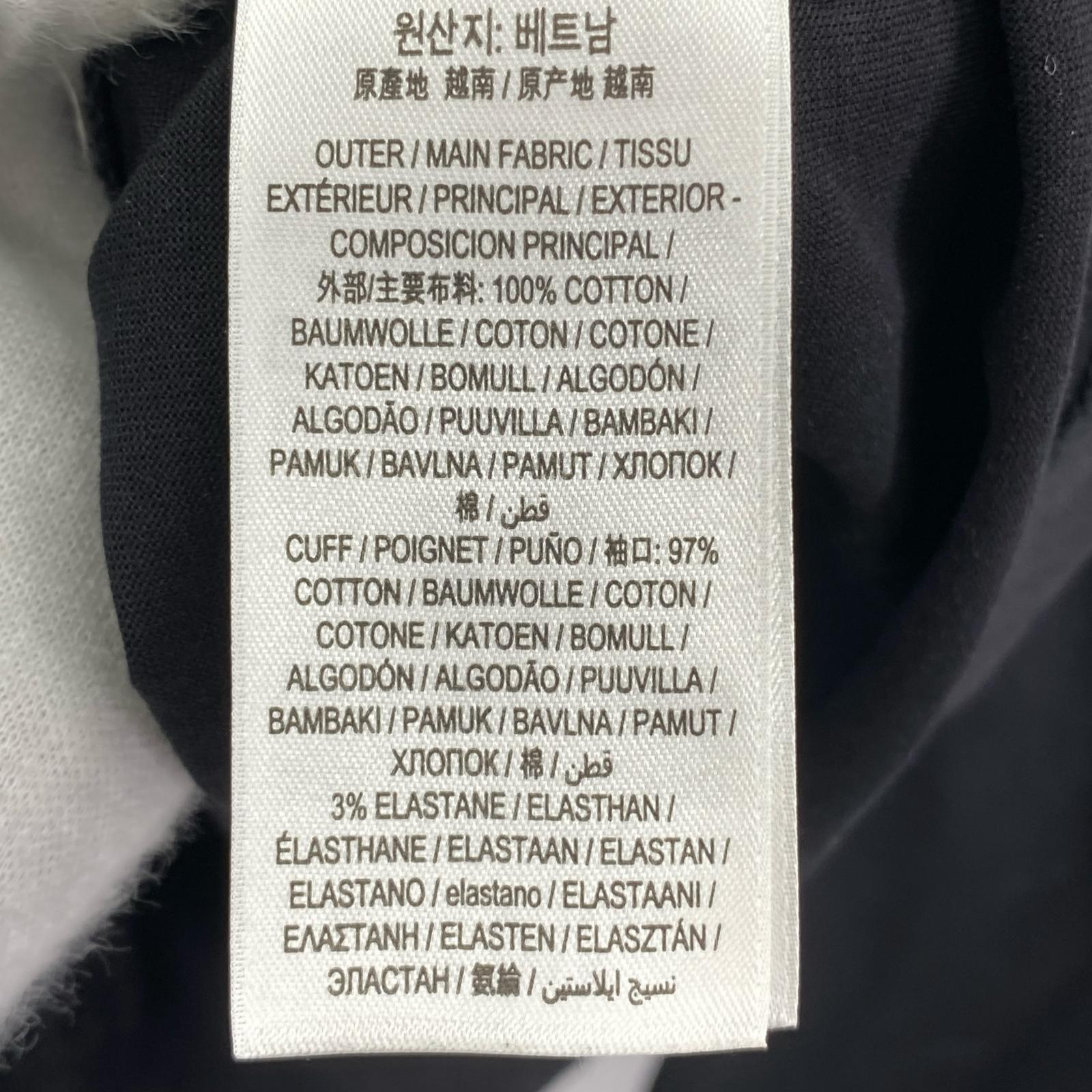 長袖Ｔシャツ クルーネック ロゴ S ブラック