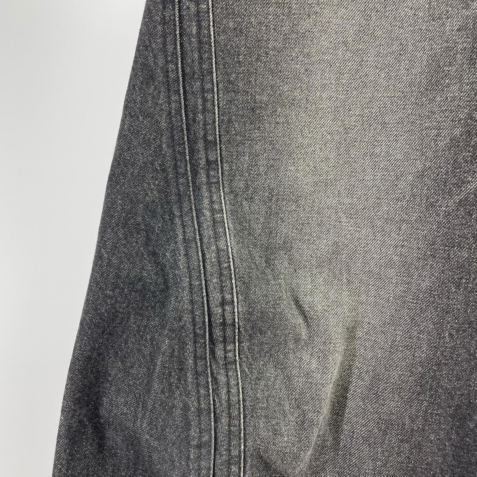 デニムパンツ NVRFRGT 3D TWISTED WIDE LEG JEENS 1 ブラック