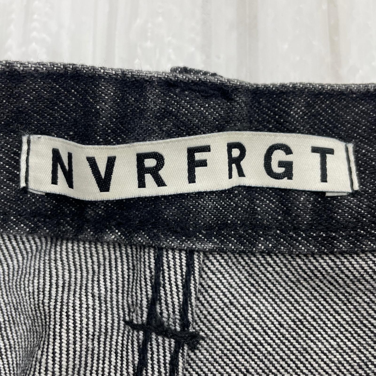 デニムパンツ NVRFRGT 3D TWISTED WIDE LEG JEENS 1 ブラック