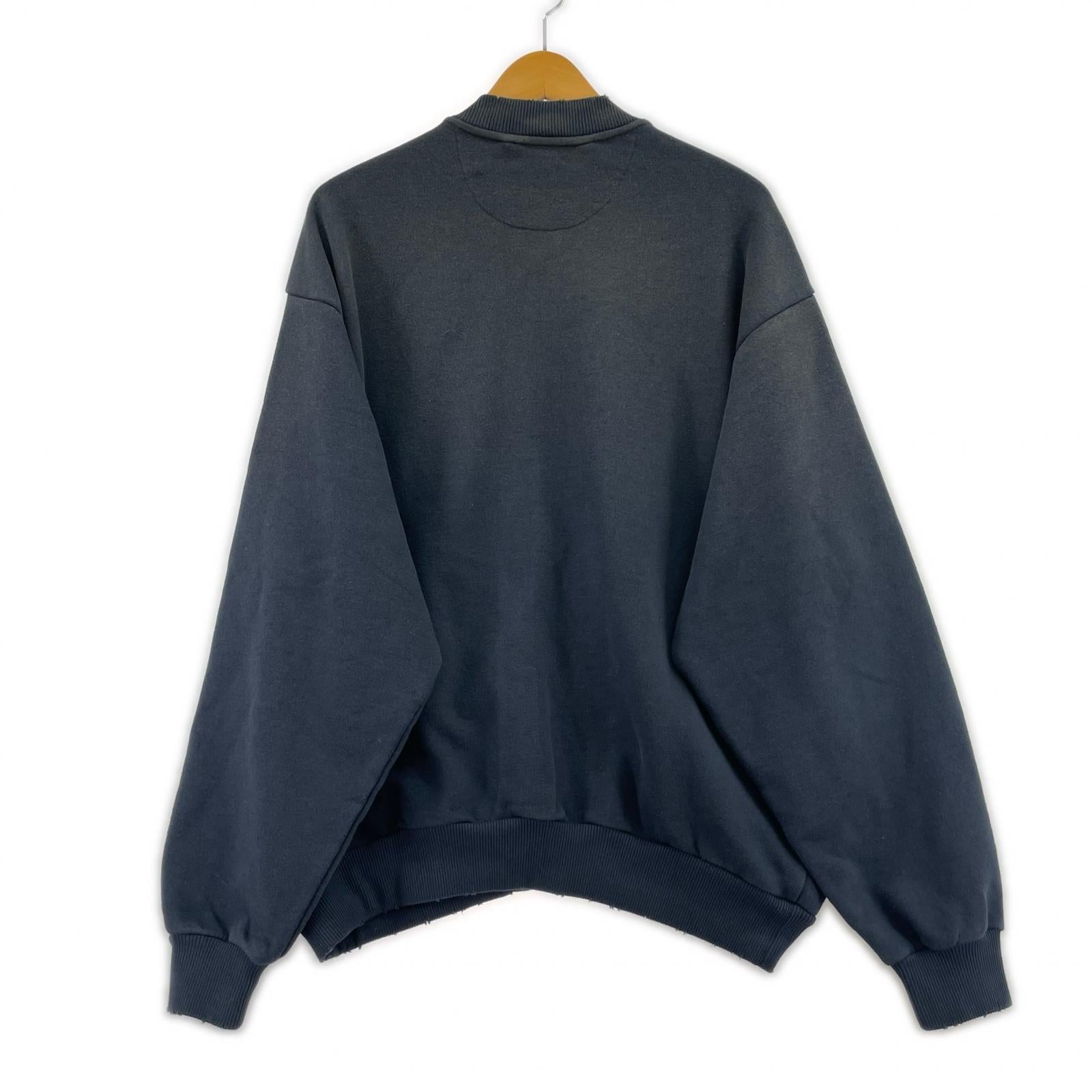 スウェット Acne Studios 25SS LOGO ZIP SWEATER S ネイビー