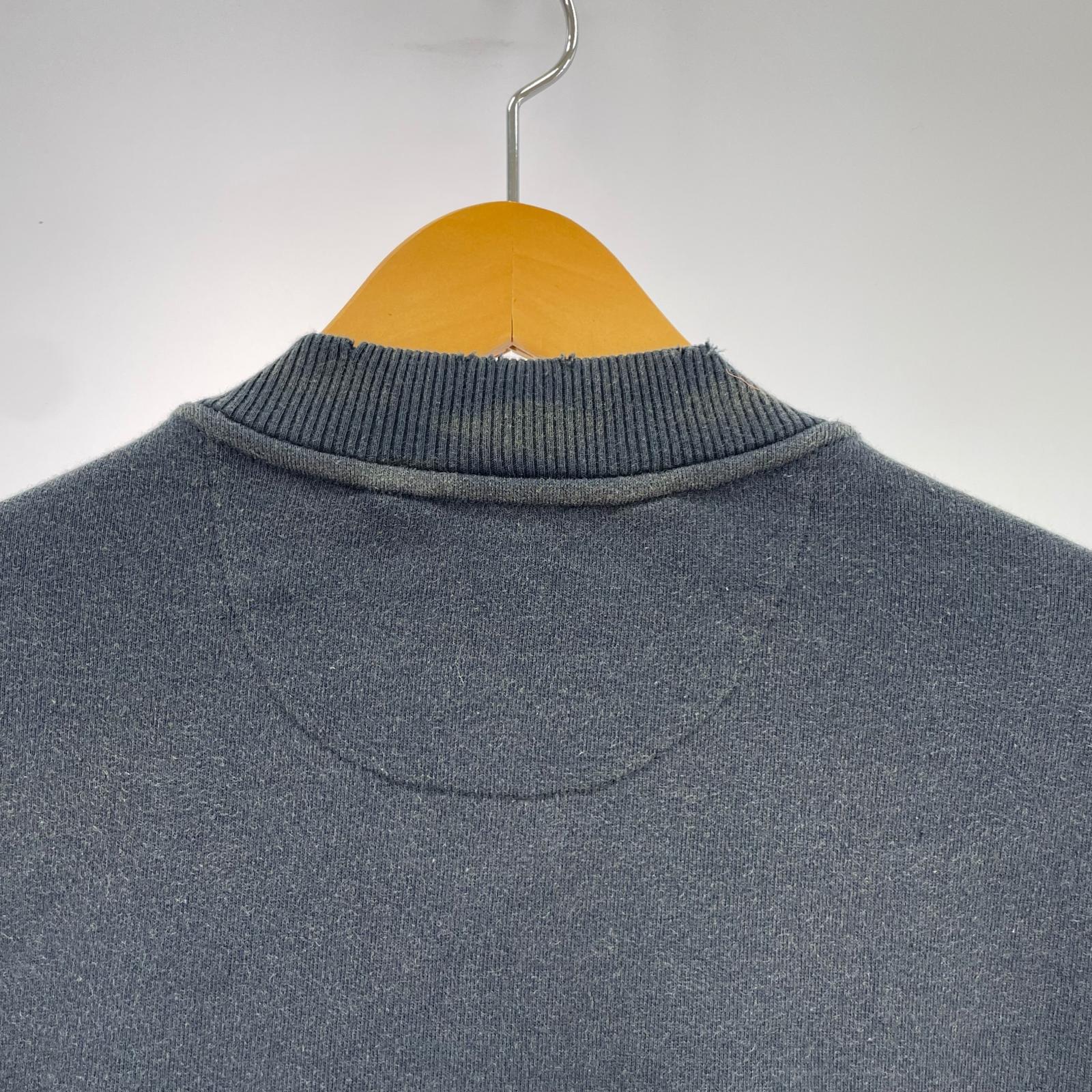 スウェット Acne Studios 25SS LOGO ZIP SWEATER S ネイビー