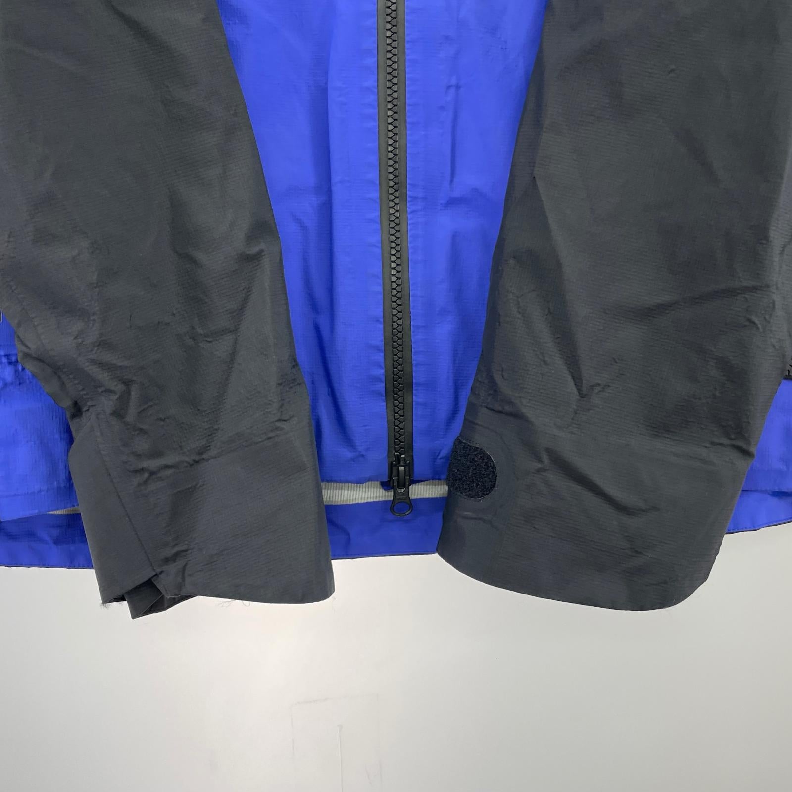 マウンテンパーカー ナイロンジップ XL BLU ブルー