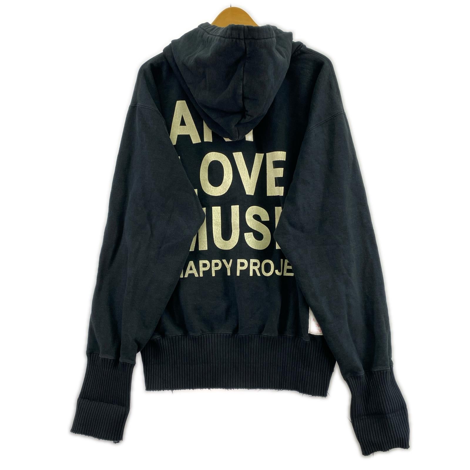 パーカー perfect ribs × a love movement BLK XL LL ブラック