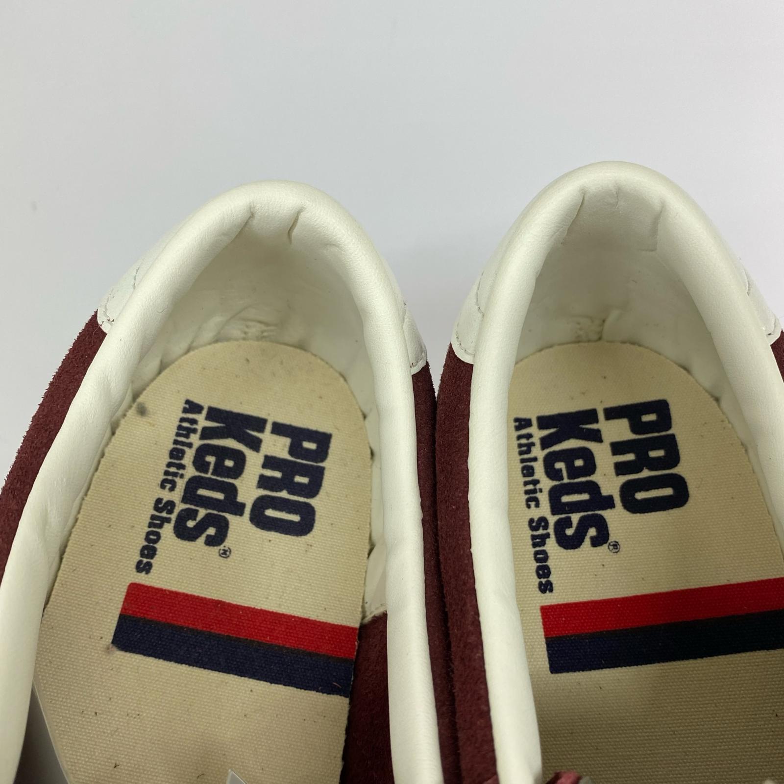 スニーカー PRO KEDS ロイヤルプラス ワインレッド 28cm