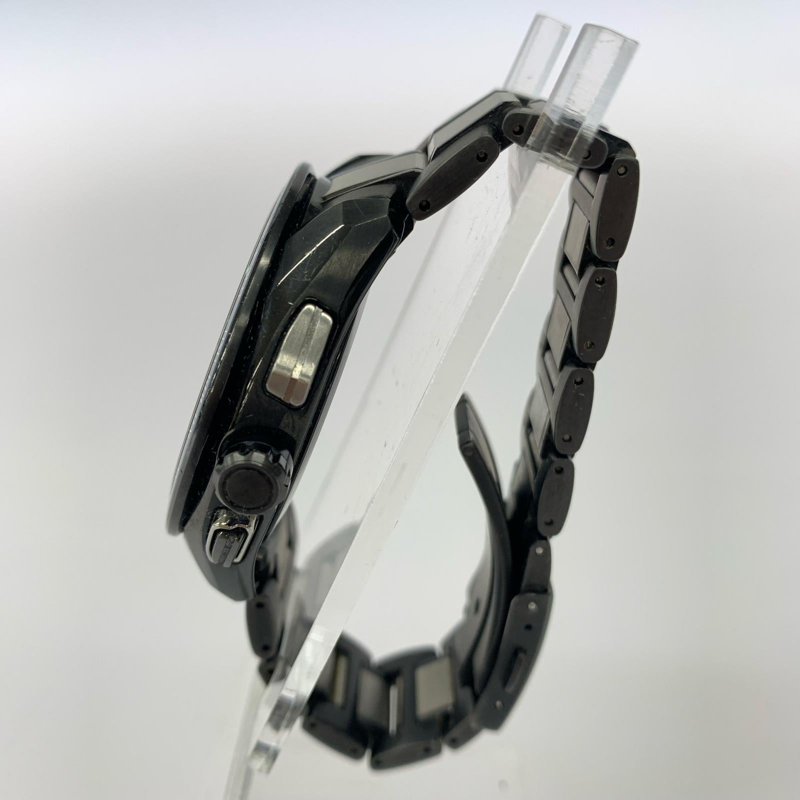 腕時計 Brightz 電波ソーラー 文字盤青 ブルー