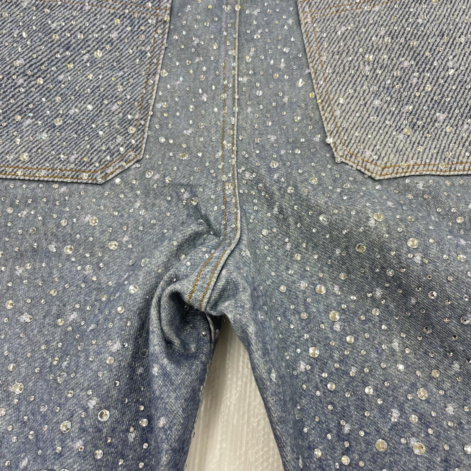 デニムパンツ Birth Of Royal Child Diamond Pants (L) L ブルー