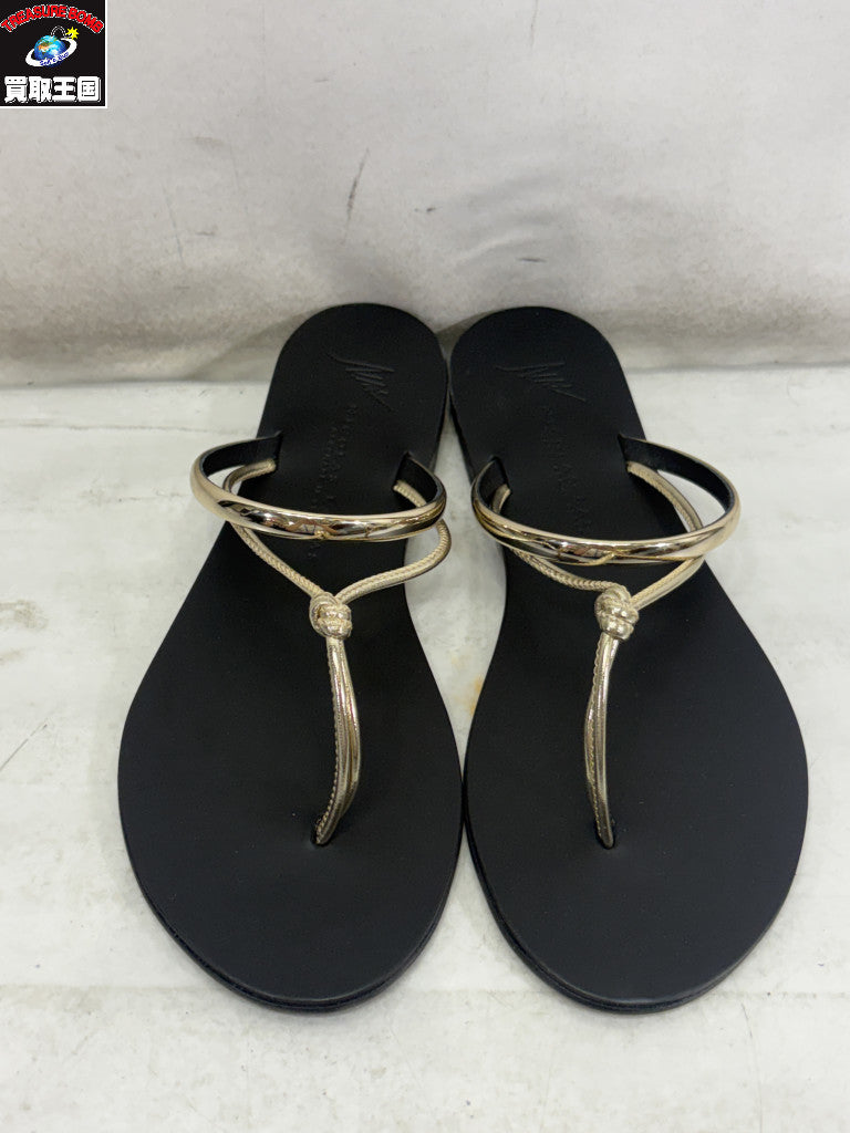 シューズ NICOLAS LAINAS GOLD ROPE SANDAL 37