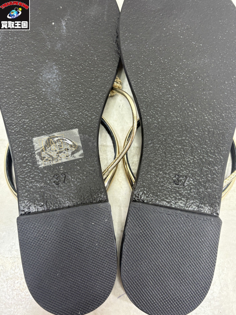 シューズ NICOLAS LAINAS GOLD ROPE SANDAL 37