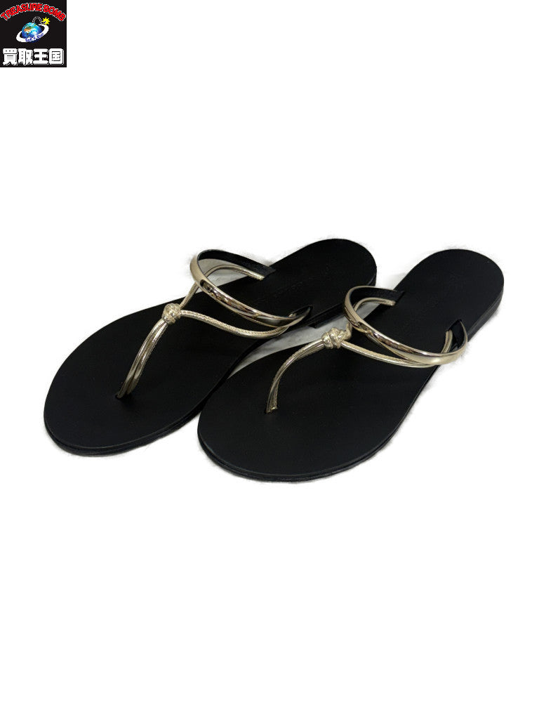 シューズ NICOLAS LAINAS GOLD ROPE SANDAL 37