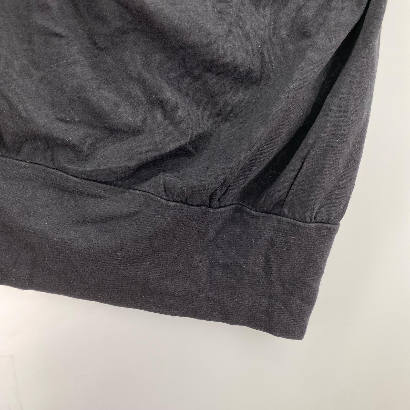 半袖Ｔシャツ ロング丈 レーヨン混 黒 (2) 2 ブラック