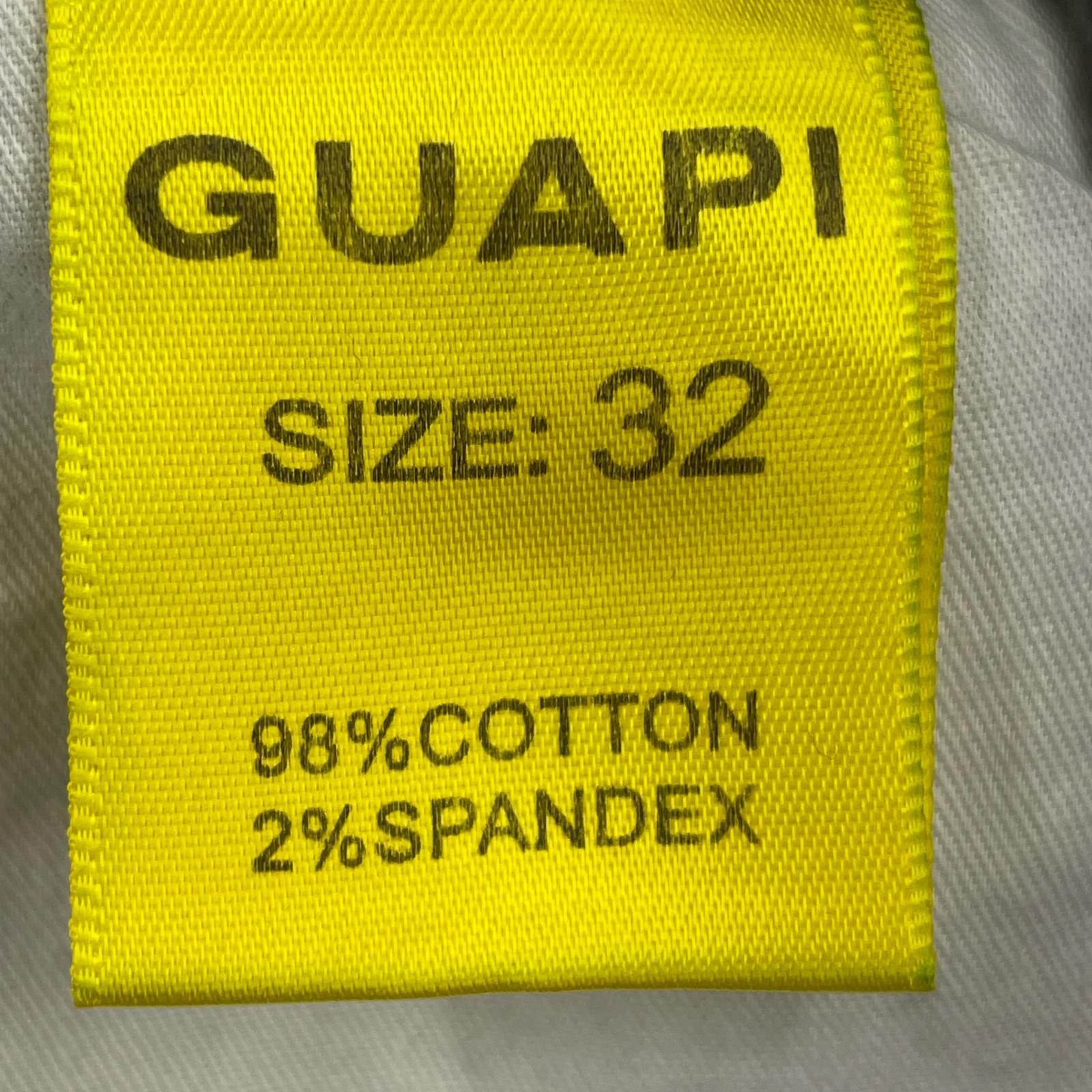 パンツ GUAPI ラインストーン カモフラパンツ 32 緑 32 グリーン