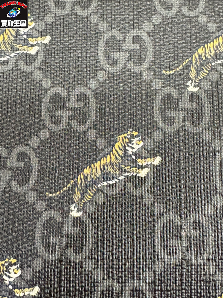 GGスプリーム TIGER ラウンドファスナー 長財布