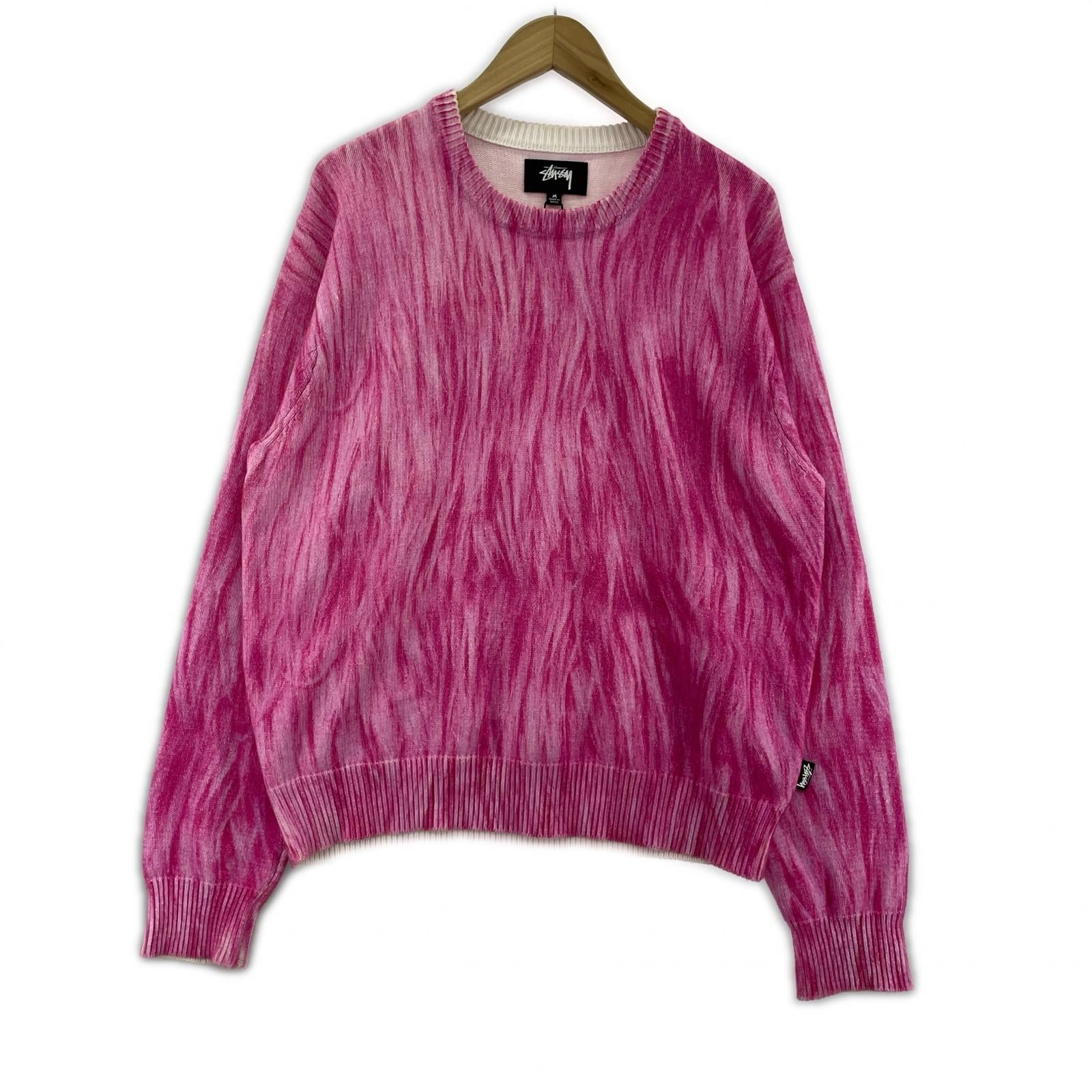 ニット Printed Fur Sweater/M M ピンク