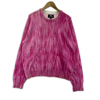 ニット Printed Fur Sweater/M M ピンク