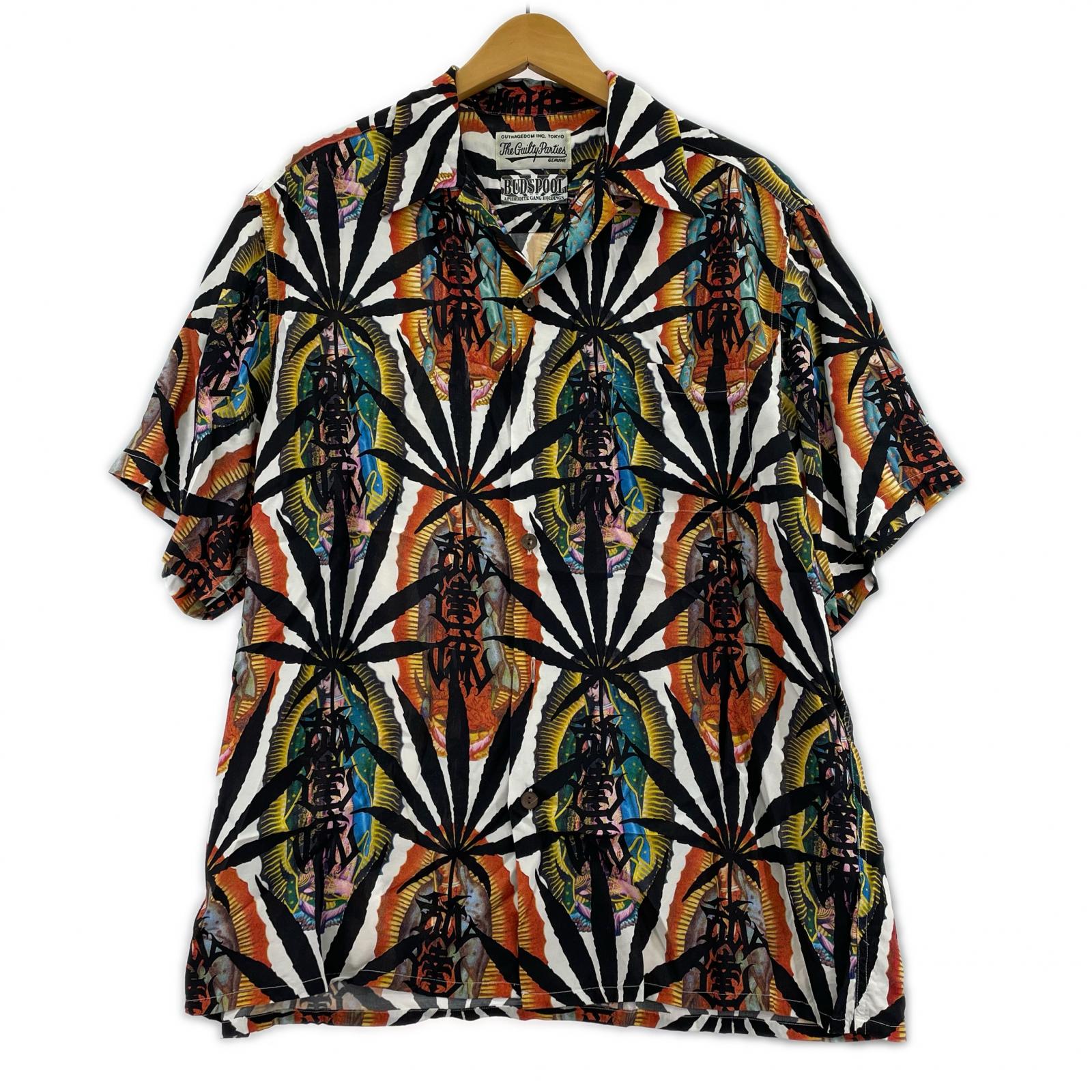 半袖シャツ ×BUDSPOOL HAWAIIAN SHIRT 舐達麻 (L) L マルチカラー