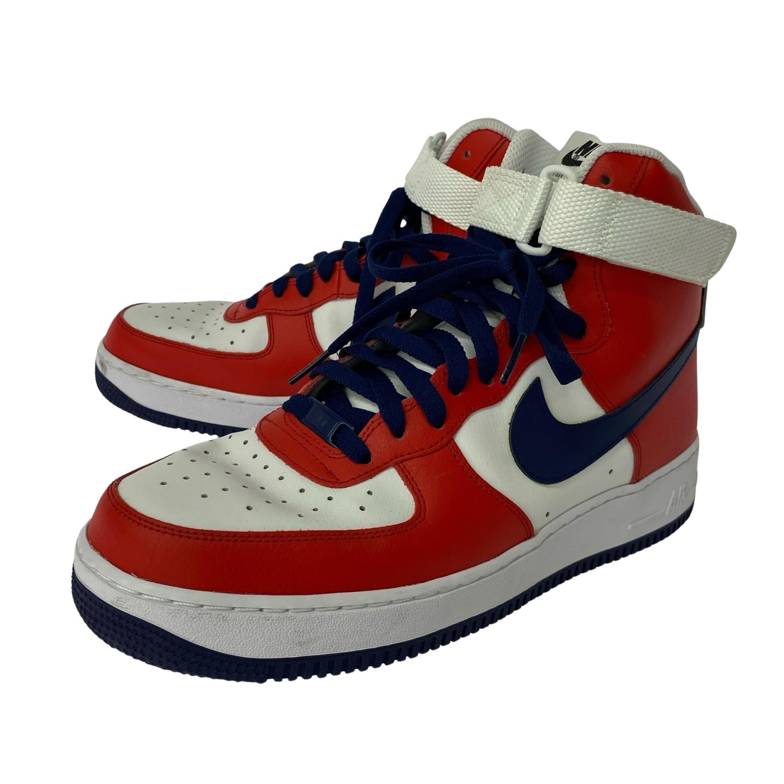 スニーカー NIKE AIR FORCE1 AQ3771-994 白×赤 (27.5) 27.5cm (US9 1/2 UK9 EU45)