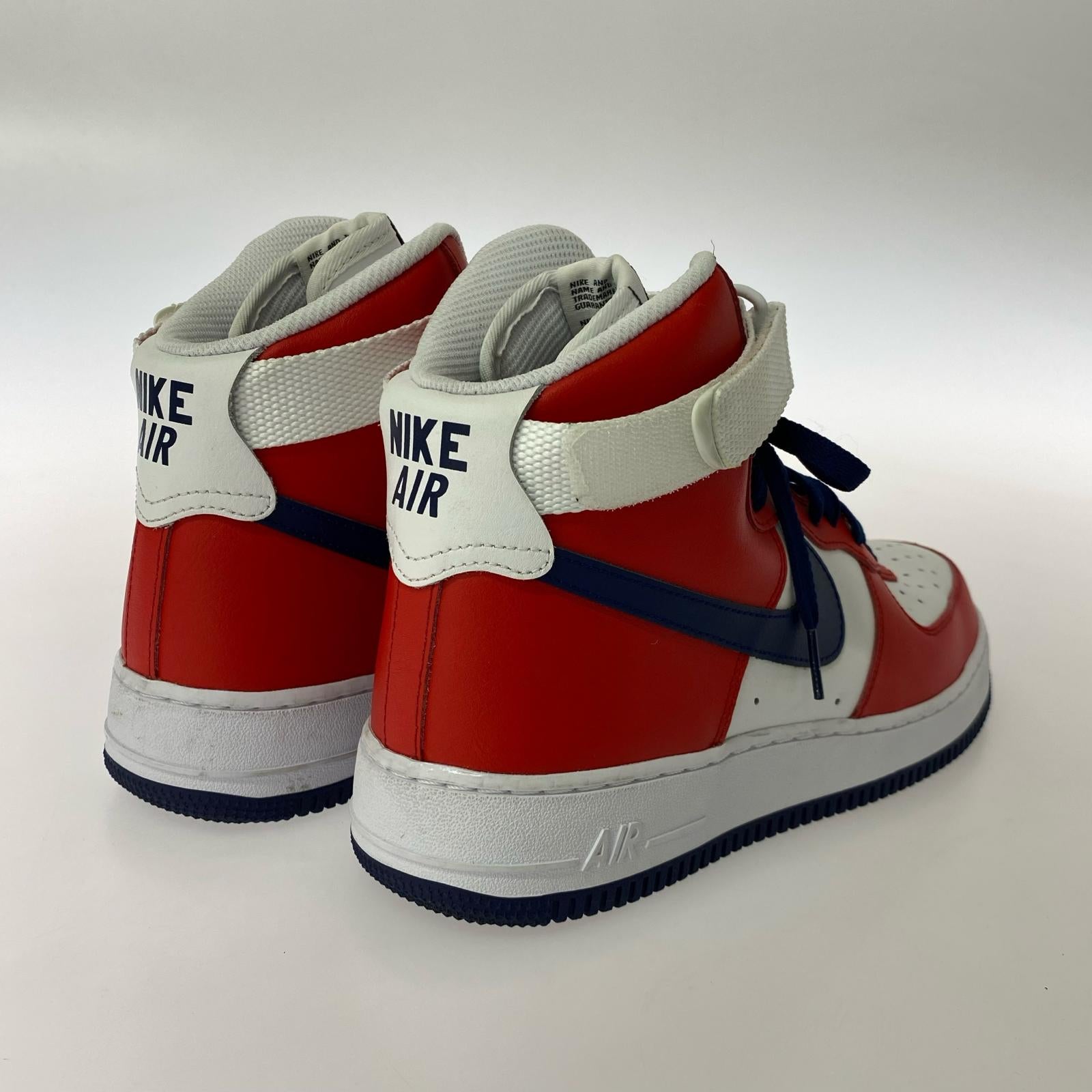 スニーカー NIKE AIR FORCE1 AQ3771-994 白×赤 (27.5) 27.5cm (US9 1/2 UK9 EU45)