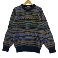 ニット 90S ZERBIZONE 3Dニット 総柄 (M) M