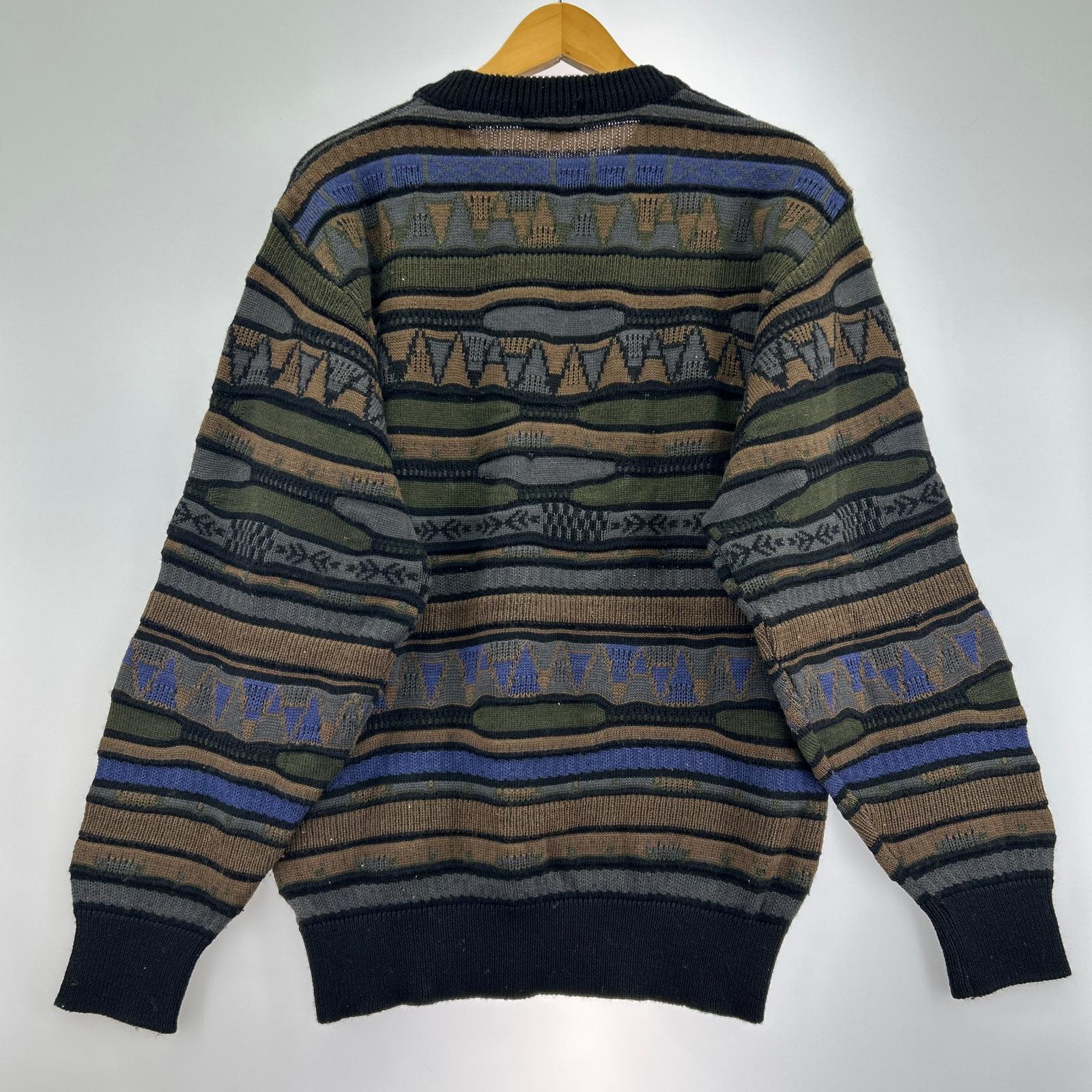 ニット 90S ZERBIZONE 3Dニット 総柄 (M) M