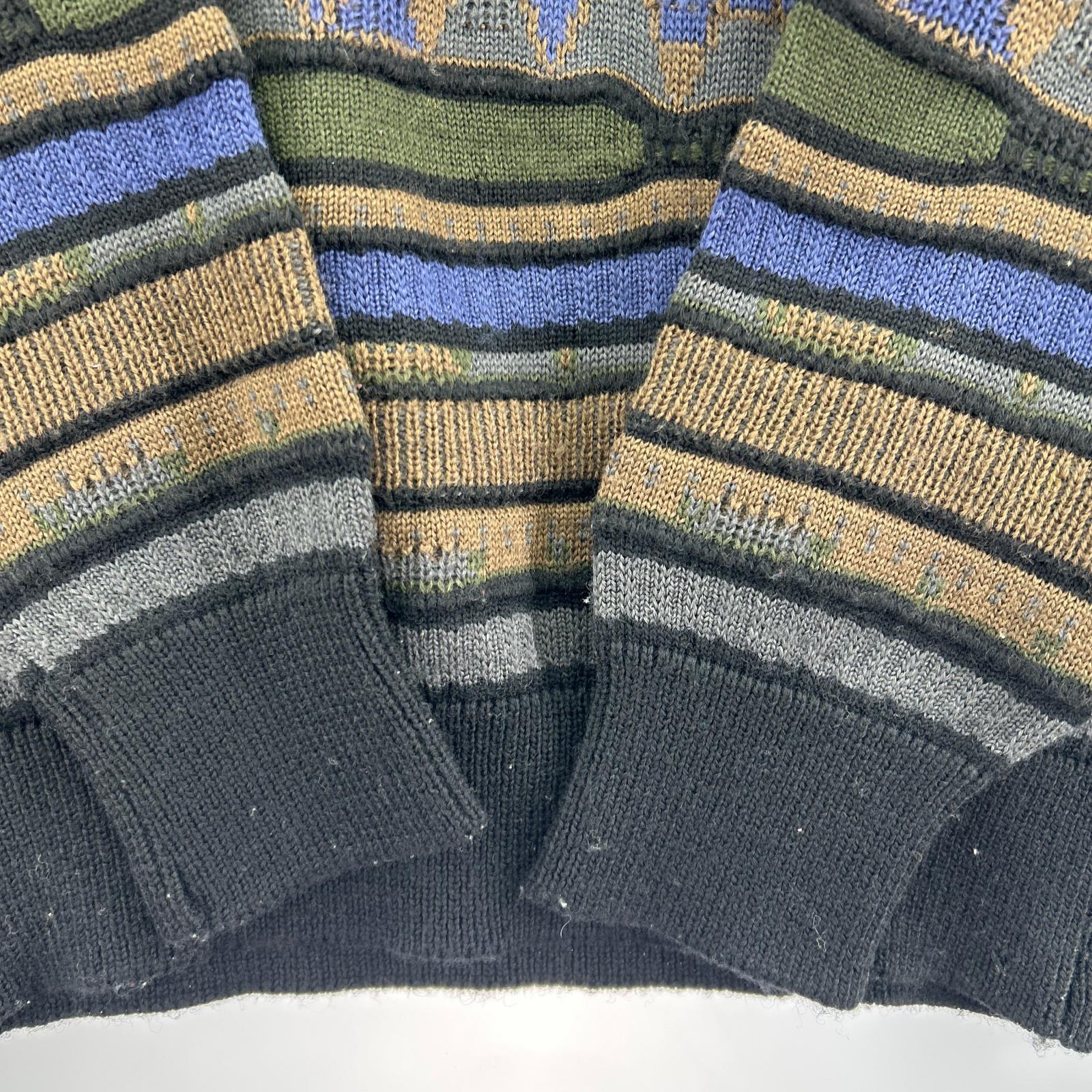 ニット 90S ZERBIZONE 3Dニット 総柄 (M) M