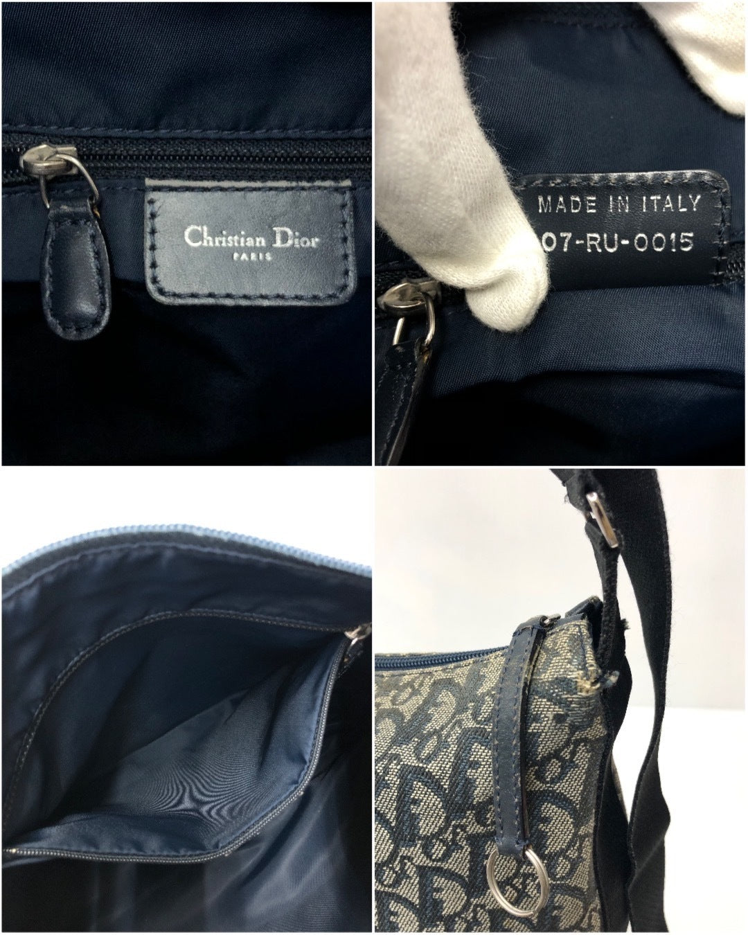 Dior/ショルダーバッグ/トロッター ハーフムーン