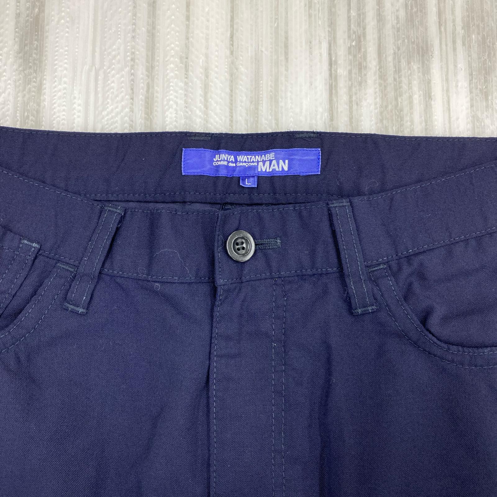 パンツ JUNYA WATANABE COMME des GARCONS ウールパンツ L 紺 L ネイビー