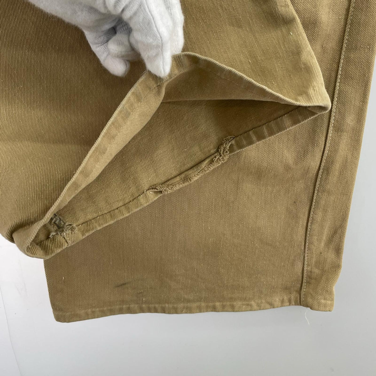 パンツ 30-40s ｼﾝﾁﾊﾞｯｸ ﾁﾉﾄﾗｳｻﾞｰ (実寸36)